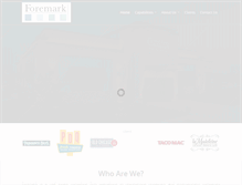 Tablet Screenshot of foremark.com